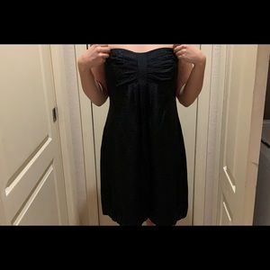Beautiful black short strapless dress